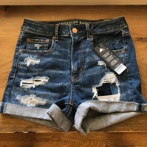 American Eagle- Super High Rise, Power Fit Shorts